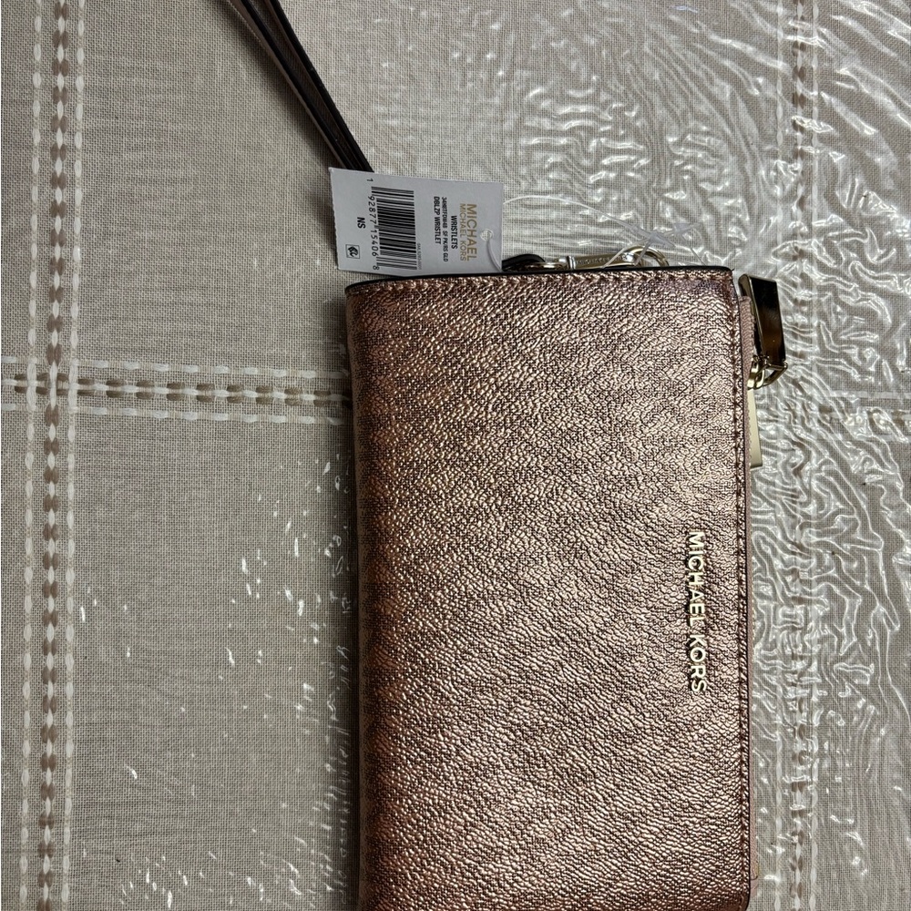 Michael Kors double zip wristlet